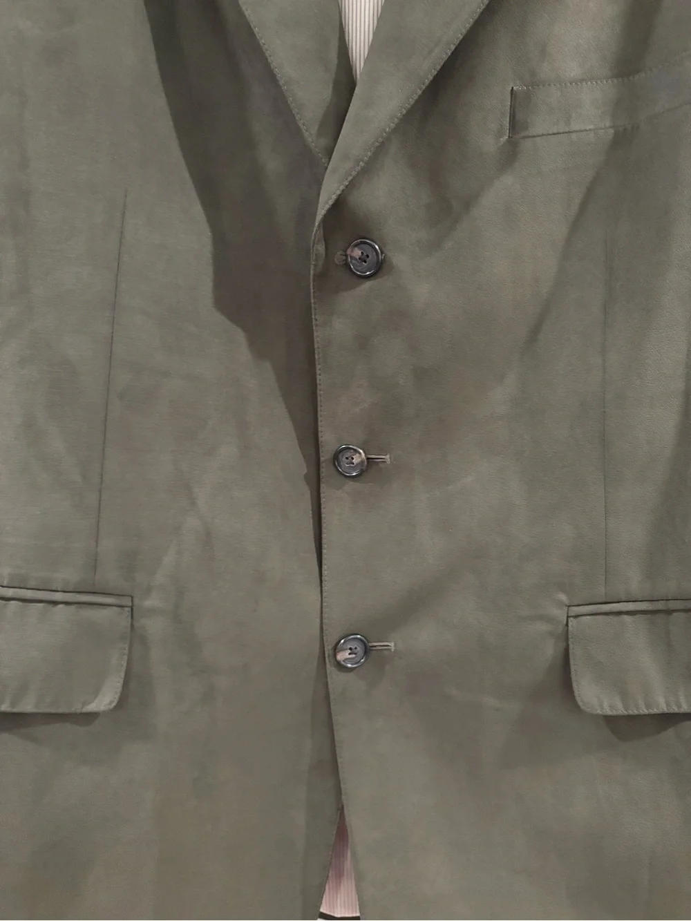 Jos. A. Bank Olive Green Suede Sport Coat